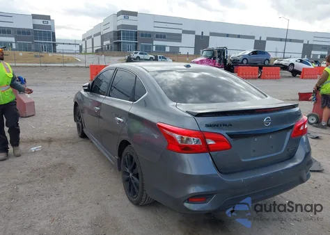 2018 Nissan Sentra Sr z USA, uszkodzony, nr VIN 3N1AB7AP7JY271439